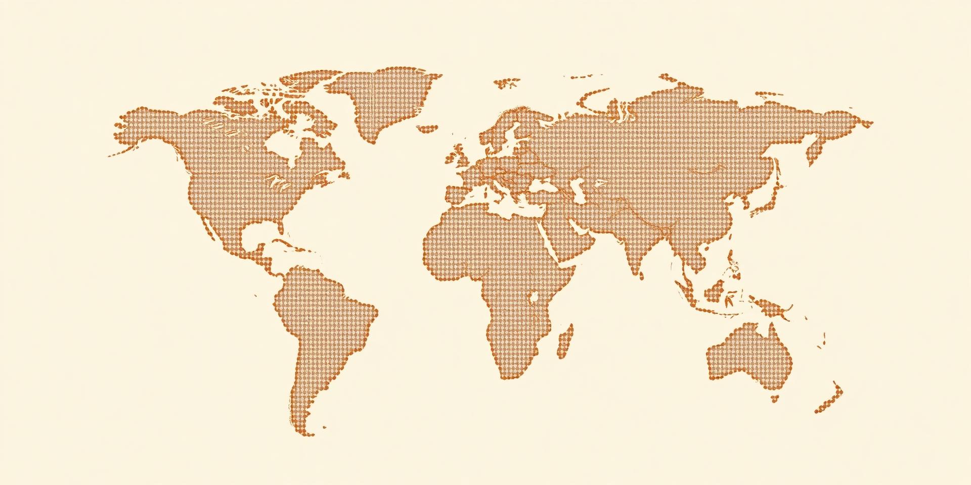 Stylised world map showing COLIBRI origin countries and export markets